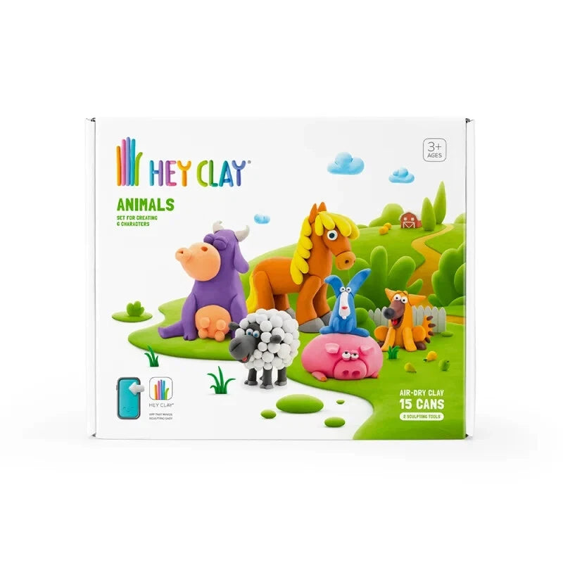 Hey Clay Pasta Modellabile - Big Set- Animali fattoria Big Set animali- AA.VV.