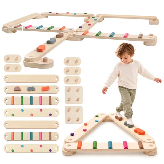 trave equilibrio montessori per bambini percorso sviluppo motorio e sensoriale