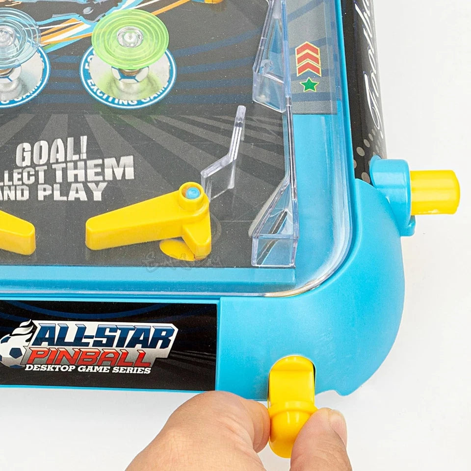 FLIPPER PINBALL ELETTRICO PORTATILE GIOCO DA TAVOLO CON LUCI E SUONI