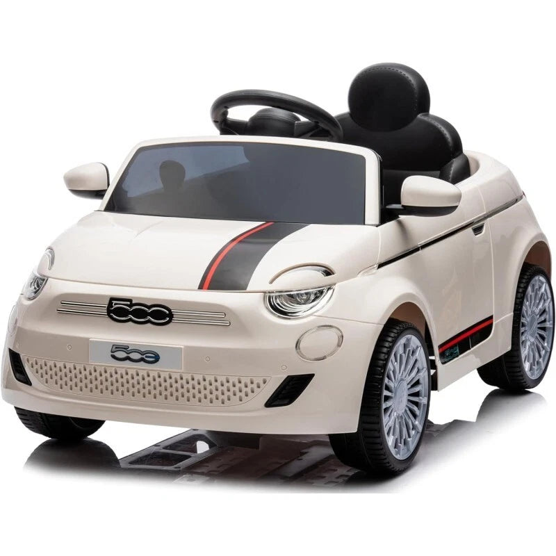 Macchina elettrica fiat 500 auto elettrica per bambini 12 V 4,5 Ah fari led
