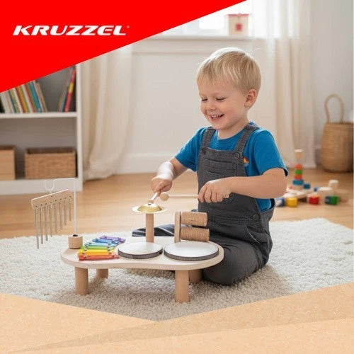 Montessori Set strumenti musicali per bambini educativo con xilofono per bambini