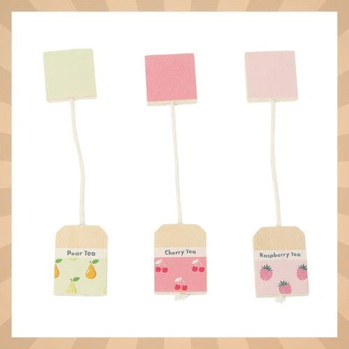 Giocattolo in legno per bambini set colazione gioco dolci tè biscotti tazzine