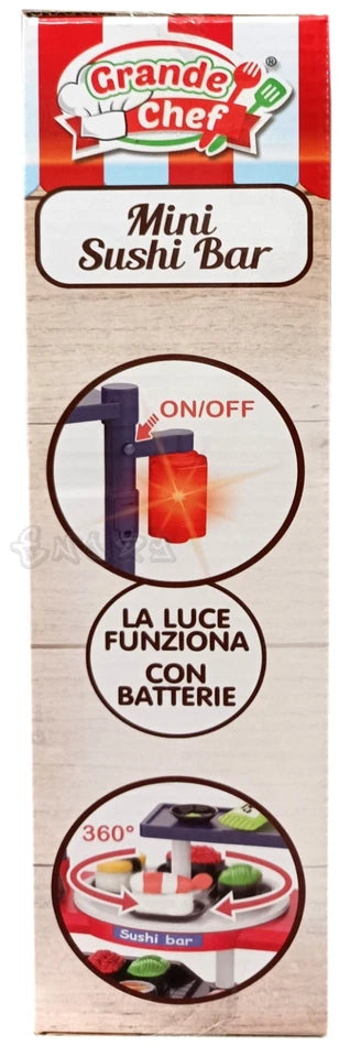 Gioco Cucina Sushi Bar Giocattolo bambini con accessori Set Sushi per giocare