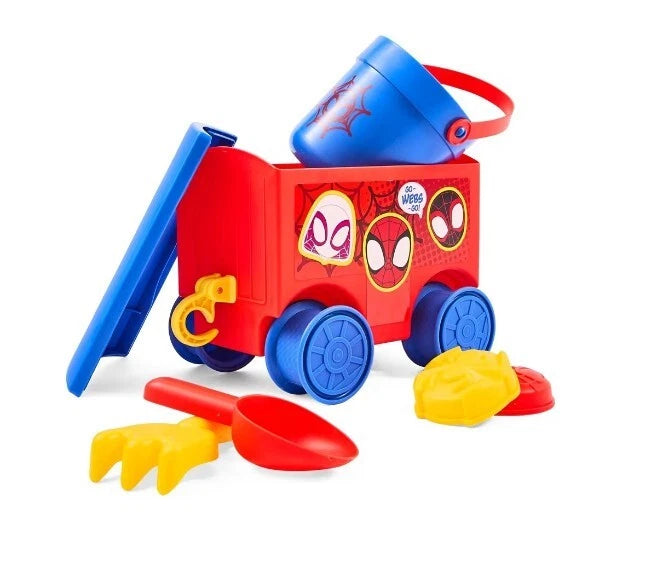 Auto a spinta per bambini disney ride on cavalcabile spiderman uomo ragno con secchiello e palette spiaggia