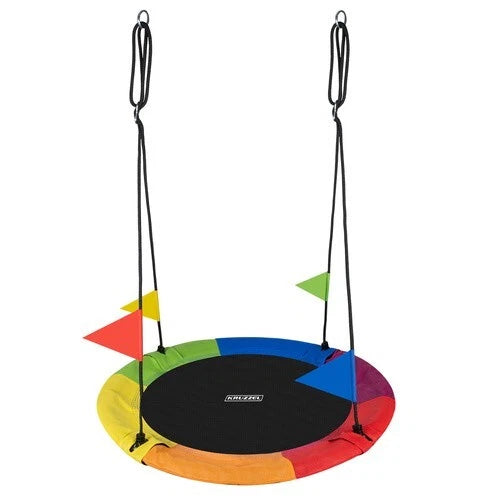 Altalena per bambini a nido Rotonda Regolabile Diam. 110 cm Fino a 160 Kg