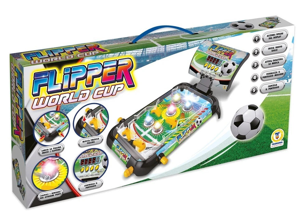 Cyber Flipper Elettronico da Tavolo Luci e Suoni display digitale lcd