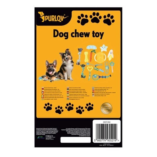 Set di Giocattoli Interattivi per Cani 16 Pezzi Corda da Masticare regalo cani