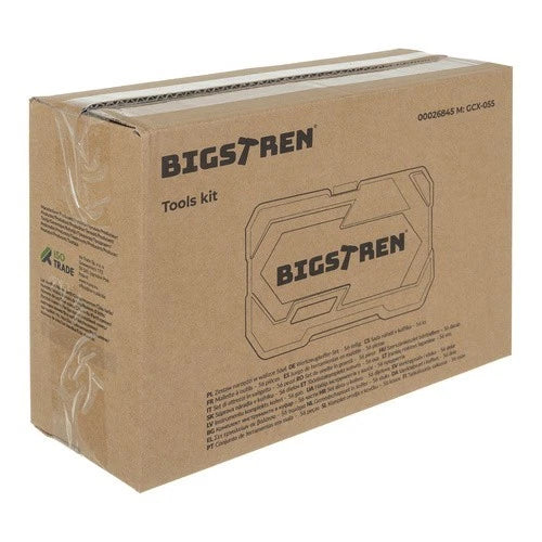 Set chiavi a bussola 1/4" in acciaio 56 pezzi set chiavi cricchetto reversibile