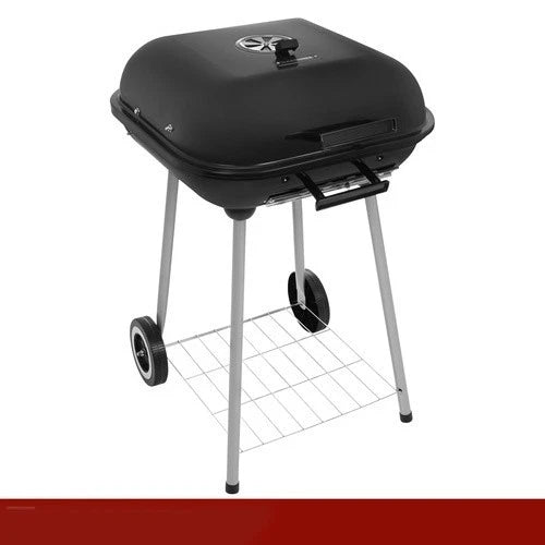 barbecue bbq a carbone carbonella per giardino terrazzo campeggio con ruote