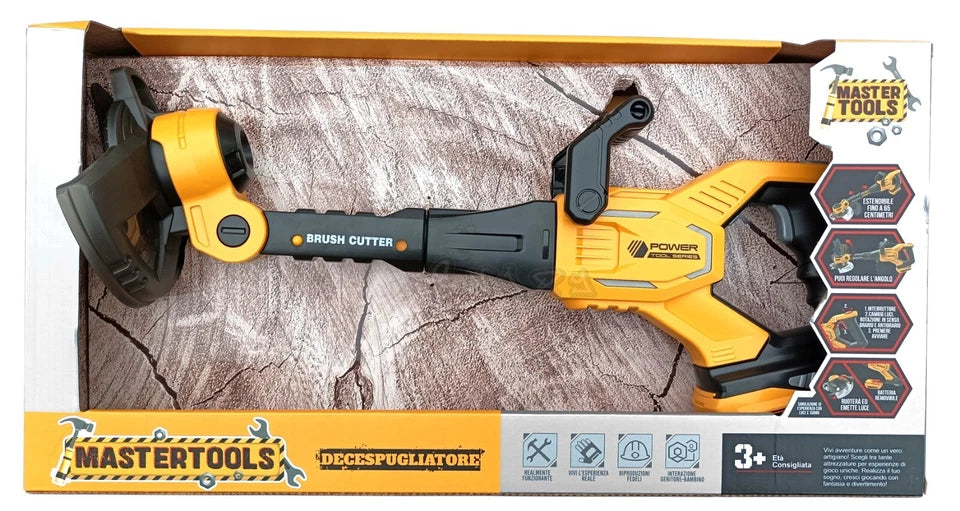 tagliaerba giocattolo per bambini manico allungabile SUONI LUCI gioco giardino