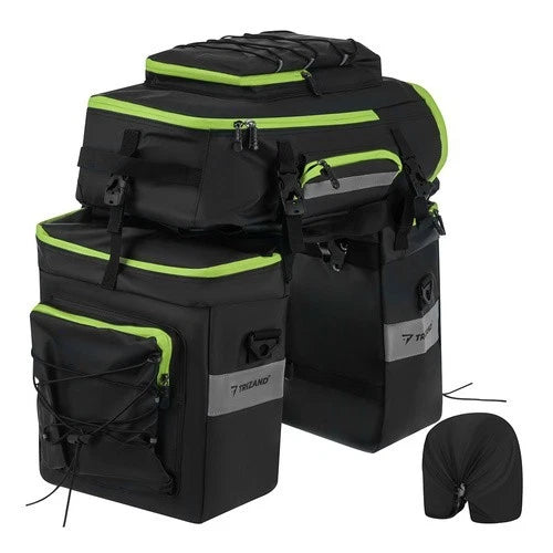 Set di borse da bicicletta per portapacchi, da sella, borse laterali Waterproof