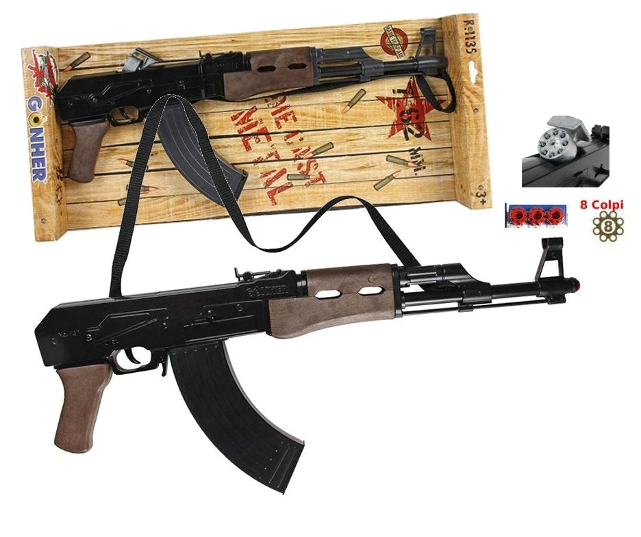 Fucile Assalto AK-47 kalashnikov giocattolo Mitraglietta per bambini Fucile