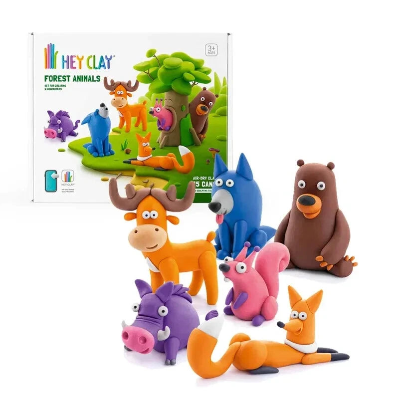 Hey Clay Pasta Modellabile - Big Set- Foresta animali Big Set - AA.VV.