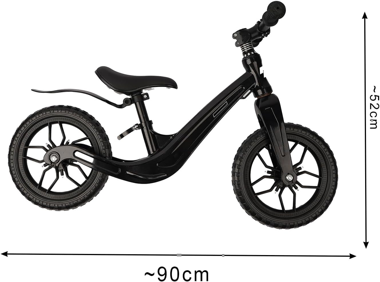 bicicletta senza pedali pedagogica bici equilibrio regolabile bambini + tracolla per il trasporto