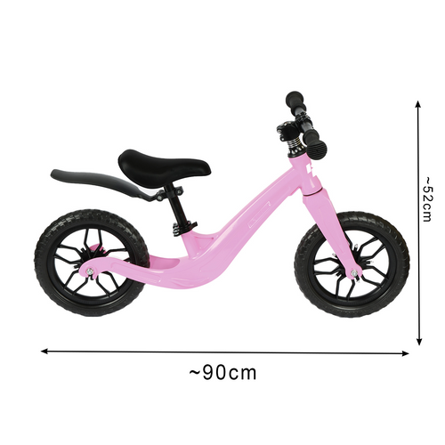 bicicletta senza pedali pedagogica bici equilibrio regolabile bambini + tracolla per il trasporto