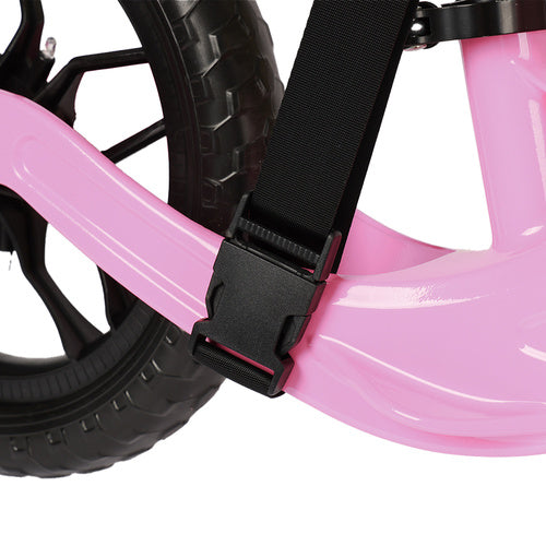 bicicletta senza pedali pedagogica bici equilibrio regolabile bambini + tracolla per il trasporto