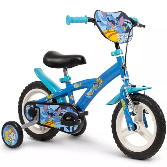 Bicicletta STITCH disney 12 Pollici Ruota Bambino con Rotelle Bici 3 4 5 anni