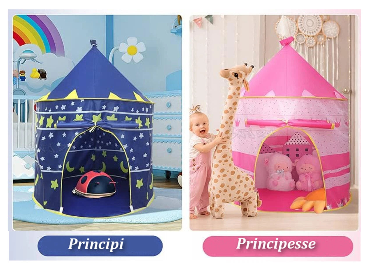Tenda Castello Casa per Principesse bambine tenda cameretta per principi bambini