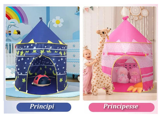Tenda Castello Casa per Principesse bambine tenda cameretta per principi bambini