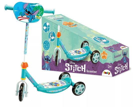 monopattino bambini monopattino Stitch 3 ruote con manubrio regolabile metallo