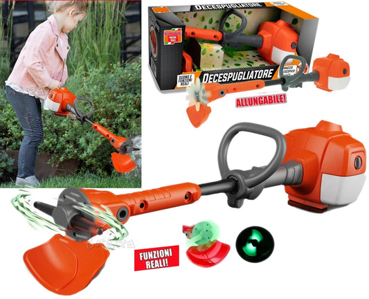 decespugliatore giocattolo tagliaerba per bambini manico allungabile SUONI LUCI