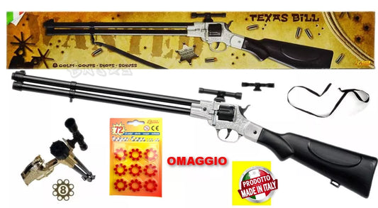 FUCILE VILLA TEXAS  8 COLPI CARABINA IN METALLO E PLASTICA