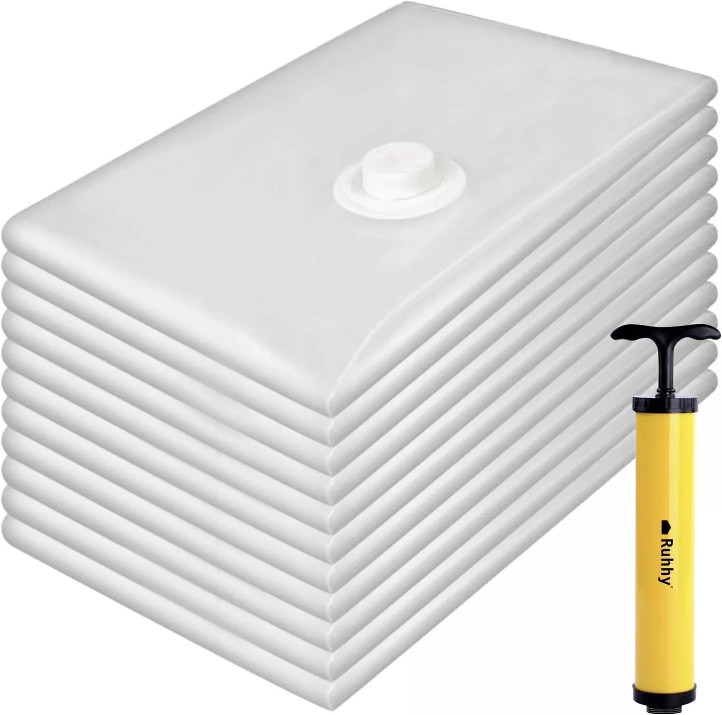 SACCHI SOTTOVUOTO ABITI VESTITI 70x50 SACCHETTI SALVA SPAZIO 10 20 30 40 + pompa