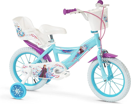 Bicicletta 16 Pollici Bici Frozen per Bambina Bici Elsa Anna 4 5 6 anni