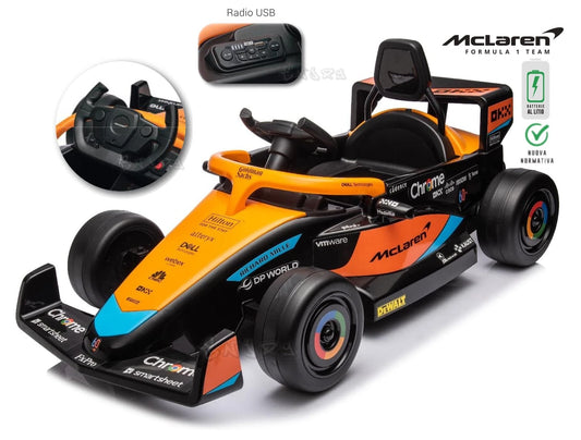 Auto elettrica per bambini McLaren Formula 1 - 12 V litio macchina elettrica