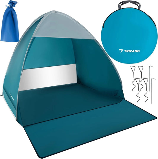Tenda DA SPIAGGIA pop-up per 2 PERSONE campeggio filtro uv Tenda  Impermeabile