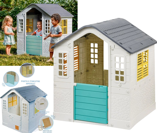 CASA PER BAMBINI da giardino Casa Grande Casetta XXL interno ed esterno h. 115