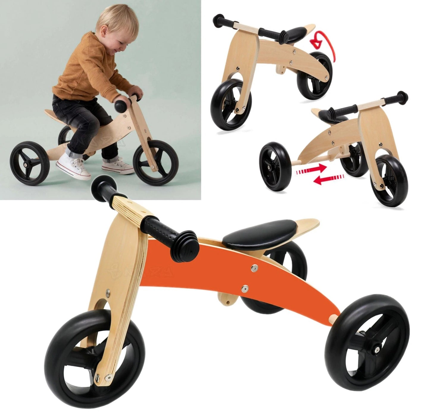 BICI SENZA PEDALI in LEGNO MOTO TRICICLO CAVALCABILE EQUhttps://i.ebayimg.com/images/g/sgAAAOSw5yxjii4m/s-l960.webpILIBRIO trasformabile
