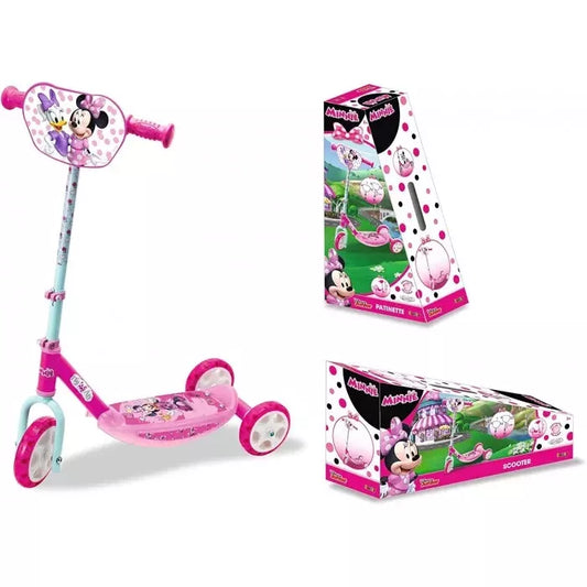 monopattino bambina monopattino 3 ruote disney minnie con manubrio regolabile