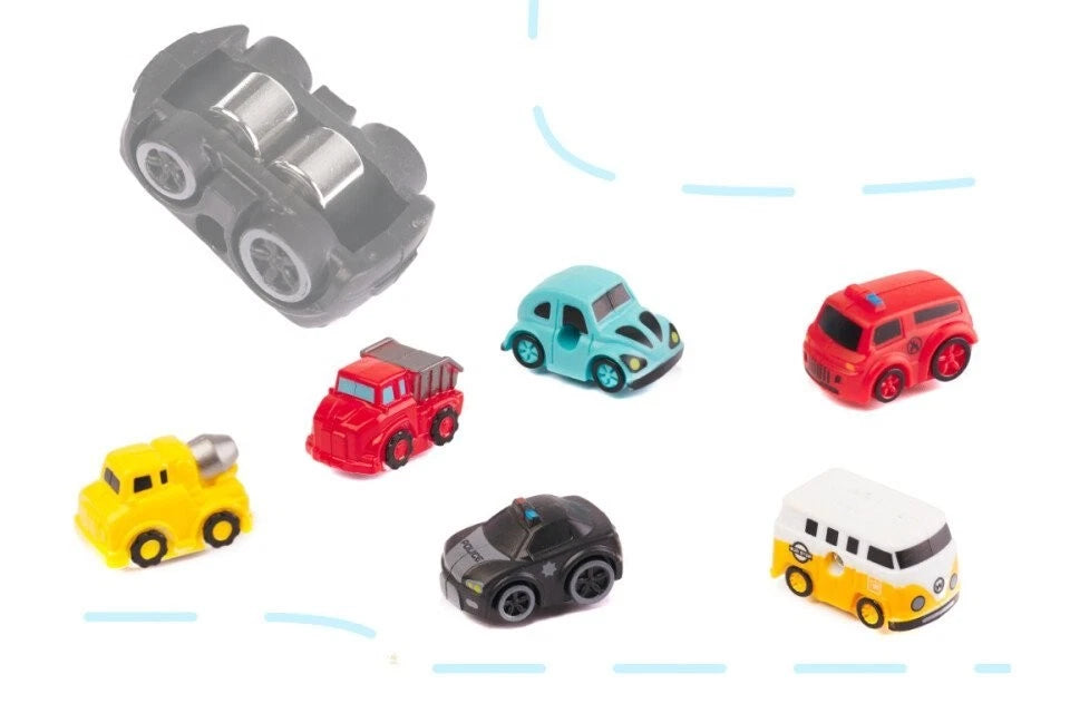 Grande Garage 4 piani set gioco garage pista macchine per bambini con 6 veicoli