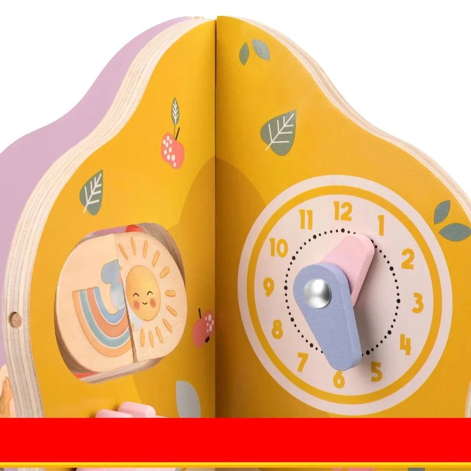 Giochi Montessori Giocattolo in legno Multiattività per bambini albero educativo