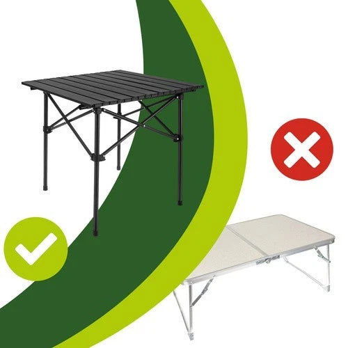 tavolo pieghevole da campeggio tavolo per il giardino in acciaio con sacca per trasporto