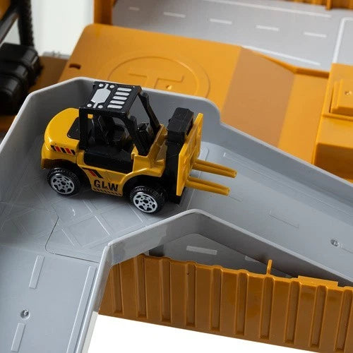 Camion Giocattolo per Bambini Veicoli da Cantiere Gru Gioco Betoniera Garage ecc
