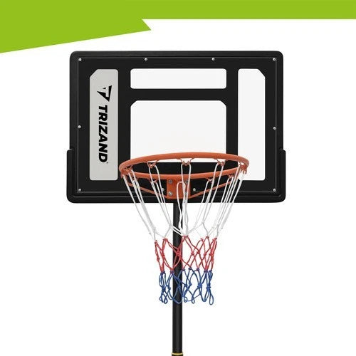 canestro da basket con piantana h. regolabile da 150 a 259 cm con ruote e palla