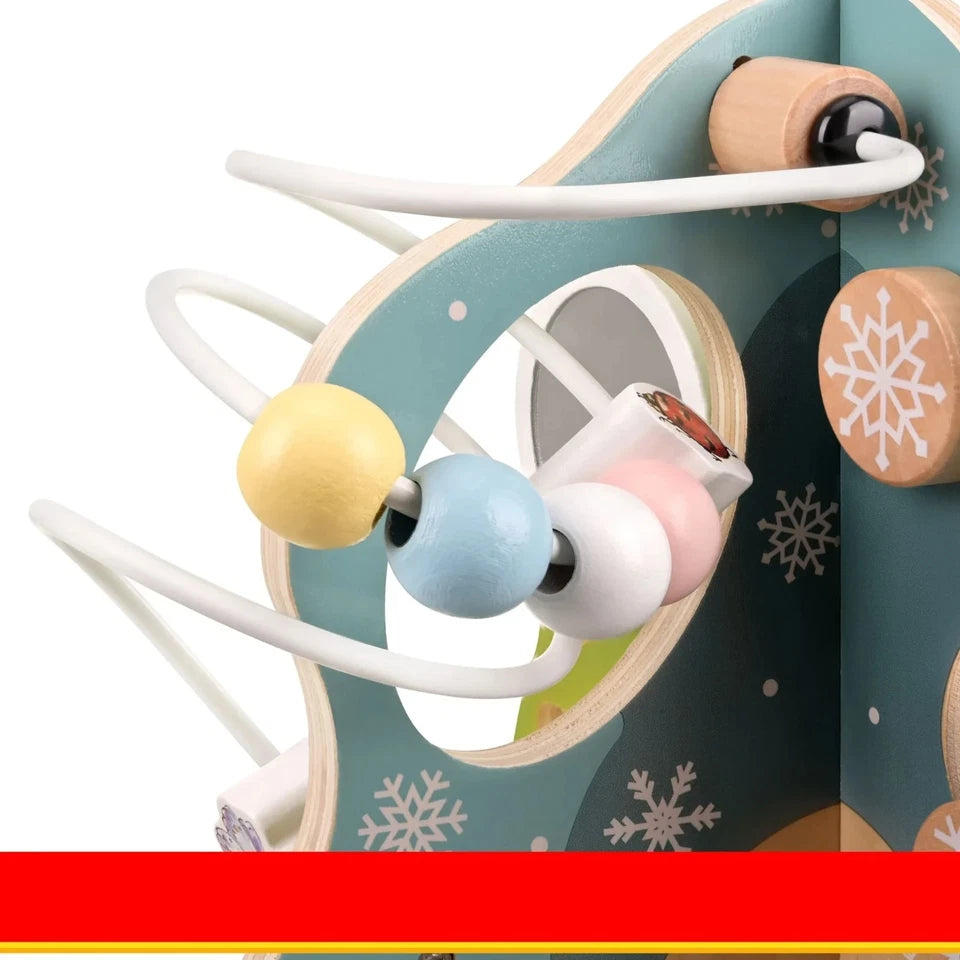 Giochi Montessori Giocattolo in legno Multiattività per bambini albero educativo