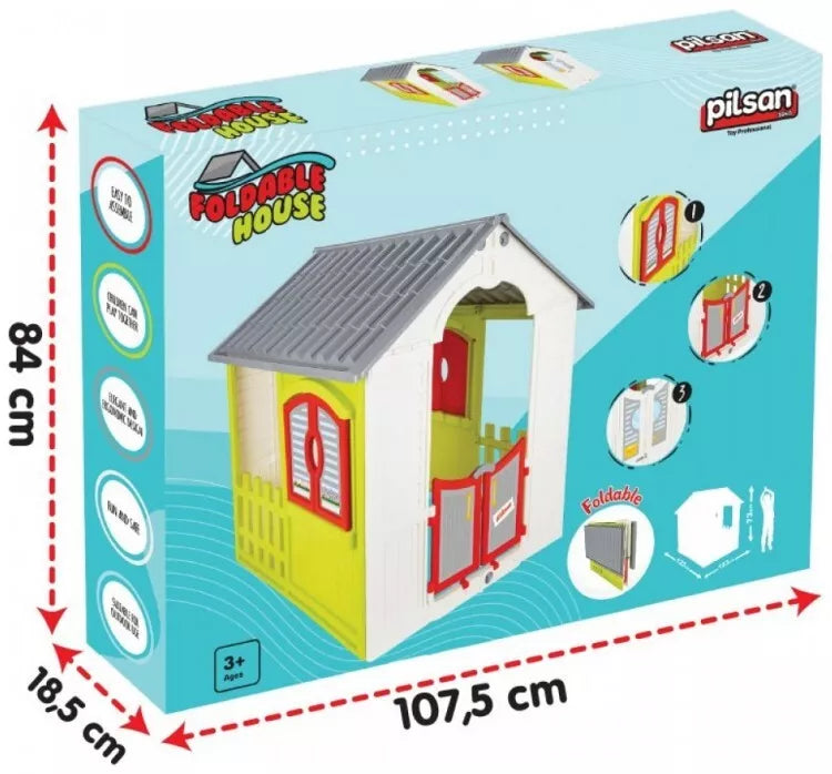 casa gioco per bambini grande casetta da giardino idea regalo altezza cm. 109