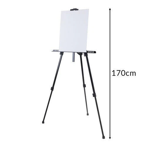 set pittura colori acrilici con pennelli cavalletto regolabile tavolozza e tele