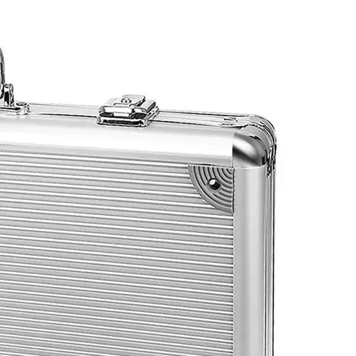 Texas Holdem - Set da poker con valigetta da poker in alluminio 2 mazzi di carte