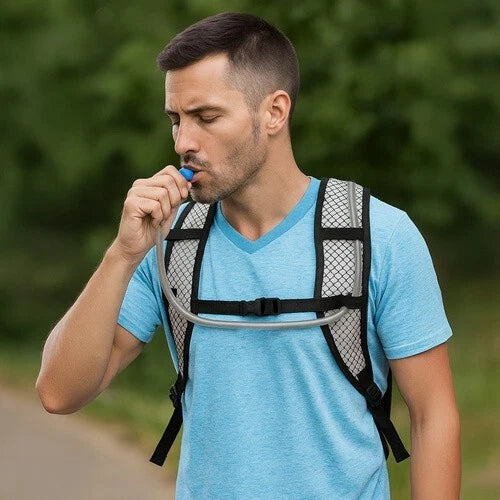 Zaino per idratazione con borraccia sacca d'acqua da 2 l per bici corsa trekking