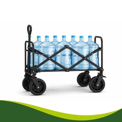 Carrello pieghevole giardino trasporto portapacchi per esterni mare carico 100kg