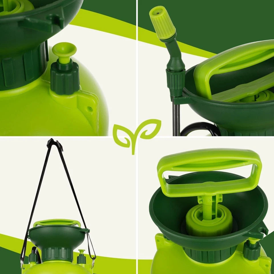 8L Spruzzatore Manuale a Pompa asta lunga Nebulizzatore a Pressione Irrigazione