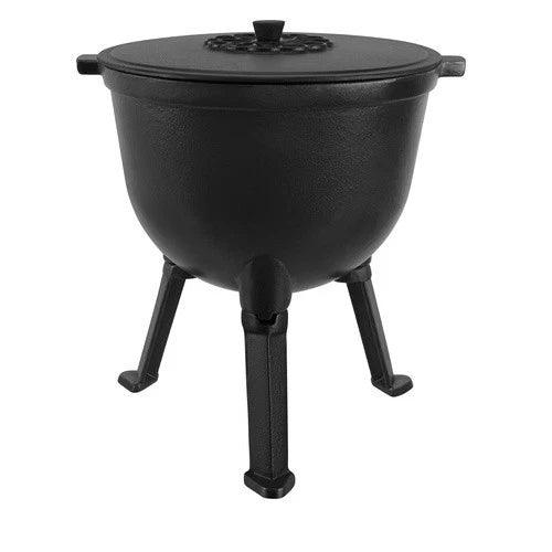 calderone pentolone in ghisa Dutch Oven pentola da campeggio pesca per fuoco