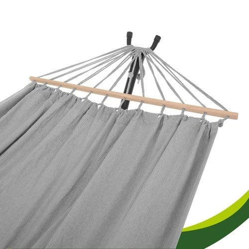 Amaca da giardino per 2 persone portata 250 kg con supporto in metallo