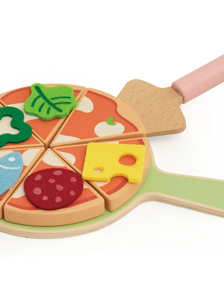 forno della pizza giocattolo in legno cibo e accessori gioco cucina chef pizza