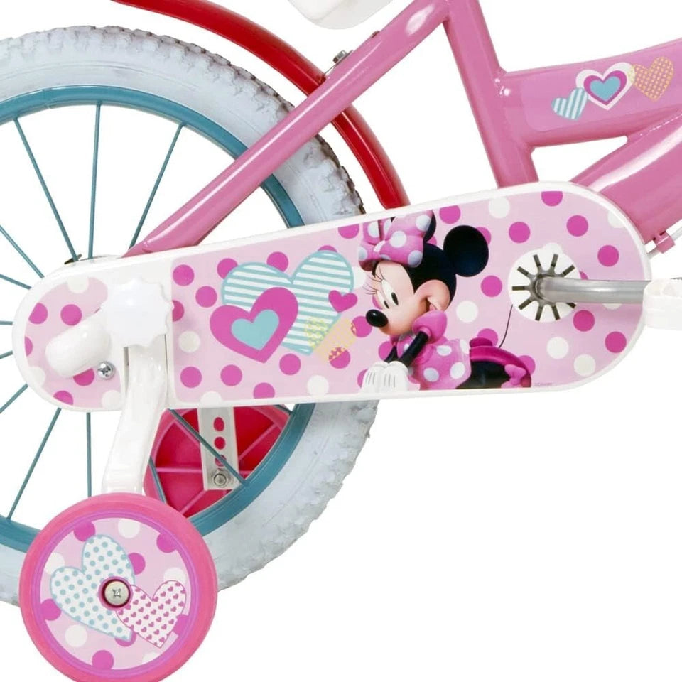 Bicicletta Minnie 16 Pollici Bici disney per Bambina disney con ruote 4 5 6 anni