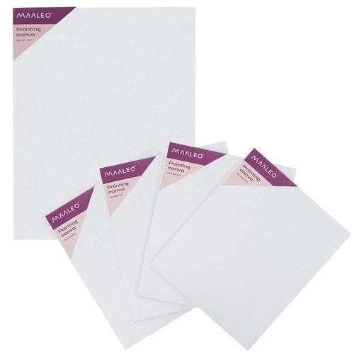 set pittura colori acrilici con pennelli cavalletto regolabile tavolozza e tele